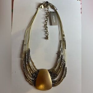 Chico's Gold and Silver Layered Necklace!!!! 💛💛